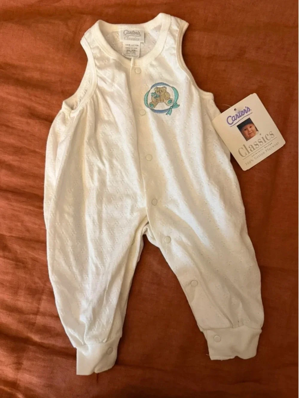 Vintage carters romper 3 months